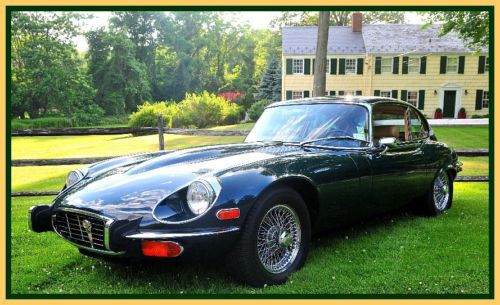 1973 jaguar xke 2+2 ... 4-speed ... a/c ... v12 ........ very nice
