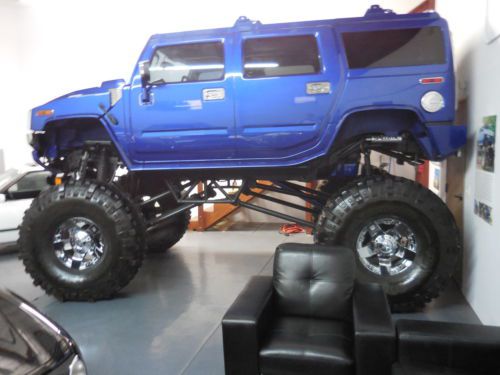 2003 hummer h2 custom professionally lifted monster truck. very impressive!