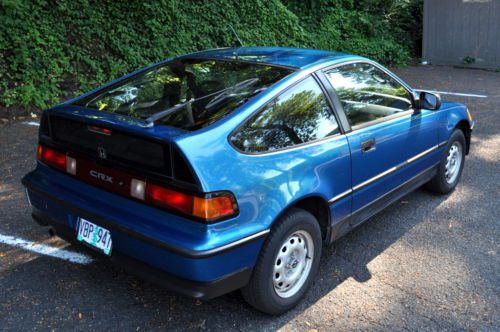 1991 honda crx base coupe 2-door 1.5l 5 speed straight and clean 2 owner