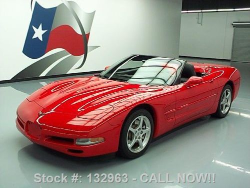 2001 chevy corvette convertible z51 6-spd hud 66k miles texas direct auto
