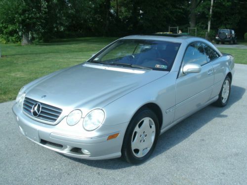2002 mercedes cl600 v12 49,000 miles 1 owner clean carfax as new condition benz