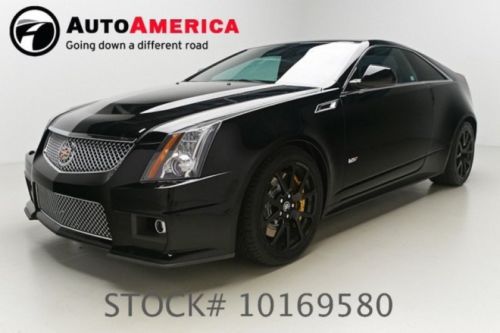 2011 cadillac cts-v coupe 24k low miles rearcam sunroof vent seat nav cln carfax