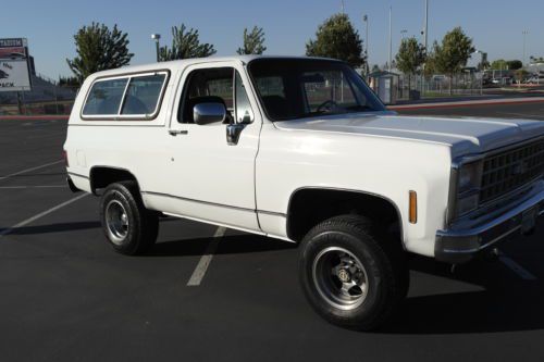 1980 chevy blazer k5 4x4 2nd owner, owned for 15 years, low miles, ac works