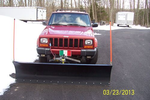 1999 jeep cherokee sport with plow