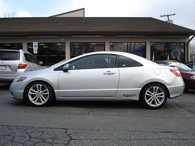 No reserve 2006 honda civic si coupe 2dr 2.0l 6-spd sunroof one owner cool!