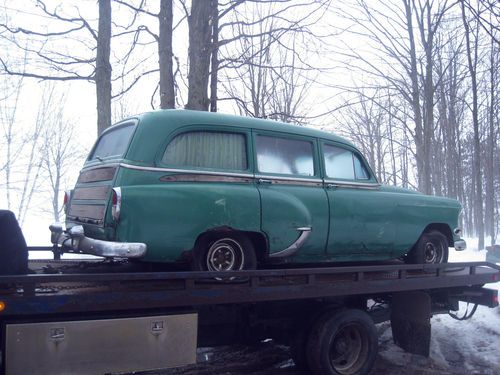 1954 chevy bel air townsman tin woody trim station wagon 54 chevrolet belair