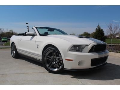 2012 shelby gt500 convertible supercharger 5.4l v8 6-speed 12