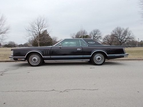 1979 lincoln mkv awesome 26,ooo miles high grade automobile