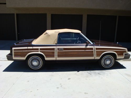 Town and country "woodie" convertible