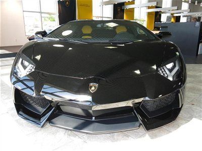 2012 nero black lamborghini aventador with only 500 miles !! available now!!