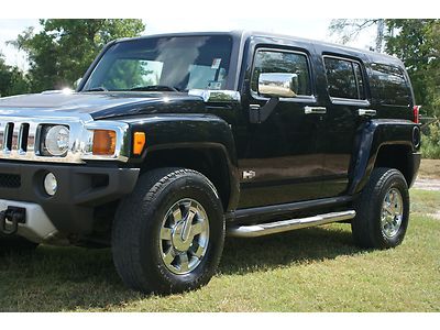 2008 hummer h3 4x4 automatic, chrome wheels,steprails,all power equipped