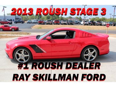 2013 roush stage 3 tvs2300 supercharged 5.0 302 13 rs3 track package v8