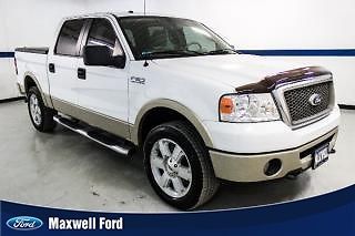 08 f-150 crew cab lariat 4x4, very low miles, 20in wheels, we finance!