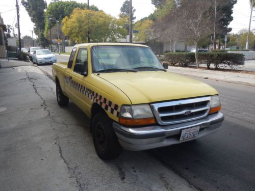 2000 ford ranger xlt 2wd manual yellow - a/c, smog, bluetooth