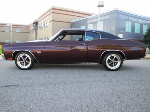 1970 chevelle ss 396 big block numbers matching with build sheet just restored