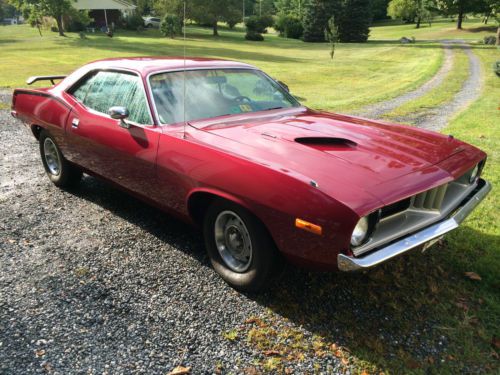 1973 plymouth cuda with 440