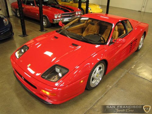 1995 512m testarossa 57/75 red/tan 5k miles collector car rare