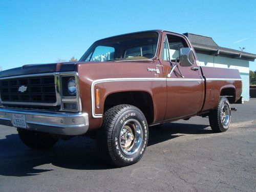 1979 chevy short bed 4x4  only 2 owners 350 v8 4spd a/c rust free