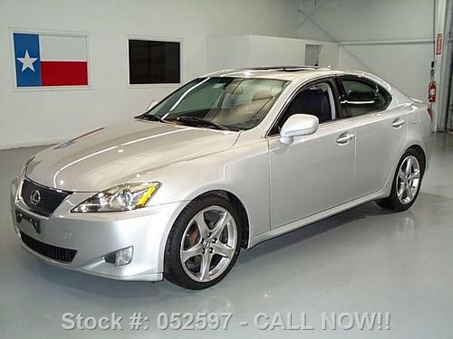 2007 lexus is250 climate seats sunroof paddle shift 69k texas direct auto