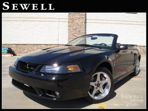 2001 mustang svt cobra convertible only 21k miles 1-owner outstanding condition