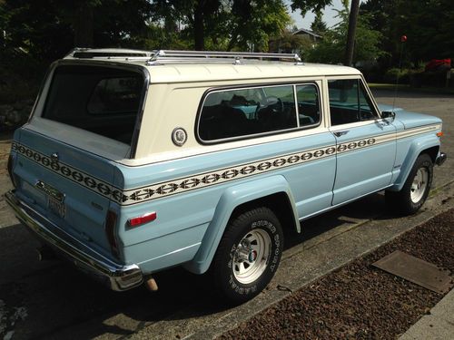 1979 jeep cherokee s wide track quadra-drive totally stock and original survivor