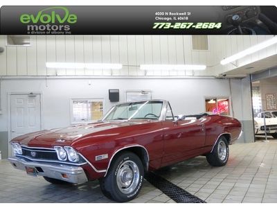 1968 chevelle ss 396 convertible ss396 automatic numbers matching super sport
