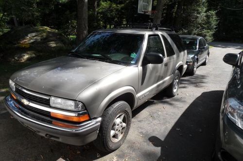 1999 chevy blazer - 2dr 4wd - semi project - rare manual trans - starts strong