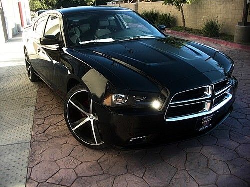 2012 dodge charger 22" wheels &amp; tires racing stripes tricked out 3.6 liter 292hp