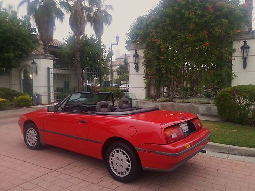 1991 mercury capri convertible 2-door 1.6l