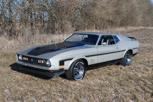 1971 ford mustang mach 1 429 j code super rare 1 of only 815 cobra jet mustangs