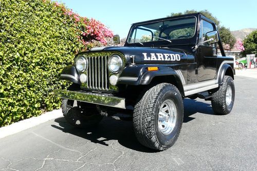 1985 jeep cj 7 laredo 4x4 with v8 and automatic trans.