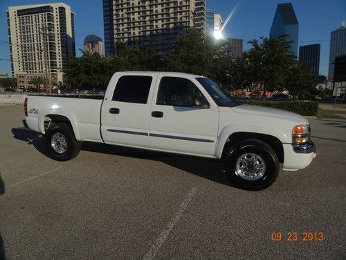 05 gmc sierra crew cab 4x4 leather bose on star all power tx no rust like new