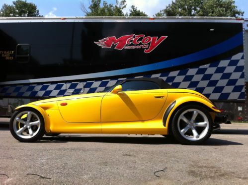 1999 yellow plymouth prowler 19,700 miles (rare color) excellent con. we finance