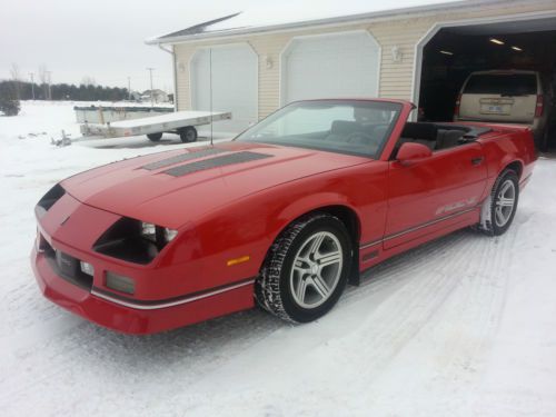 88 convertible iroc-z - 1 owner since new-all original with 43k miles