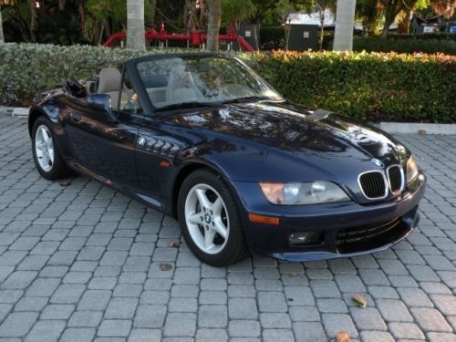 97 z3 roadster 2.8l inline-6 5-speed manual leather power heated seats new top