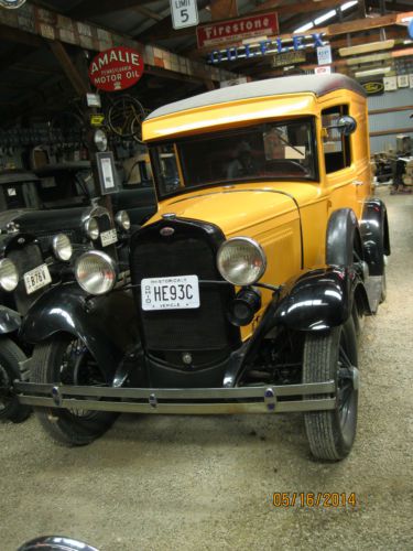 1931 ford model a panel delivery truck
