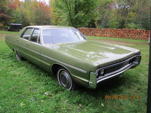 1970 plymouth fury iii base 5.2l s23 package