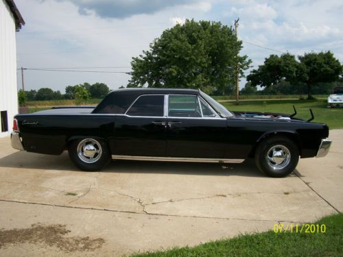 1963-black-lincoln continental-suicide doors-95% restored-vhtf-rare find +extras