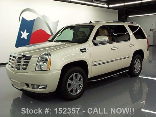 2008 cadillac escalade 8-pass htd leather sunroof dvd  texas direct auto