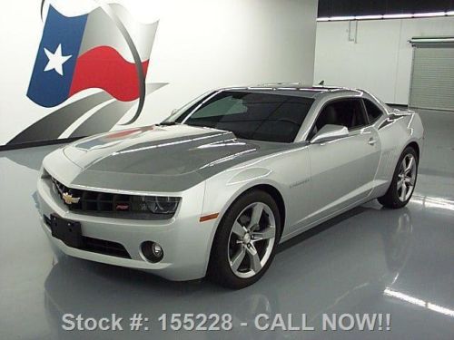 2011 chevy camaro 2lt rs auto htd leather hud 20&#039;s 12k texas direct auto