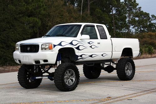 Chevy monster truck!! 22" lift! 38" nitto's! 20" rims! frame fab!! unstoppable!!