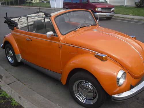 1972 volkswagen super beetle convertable in very good condition