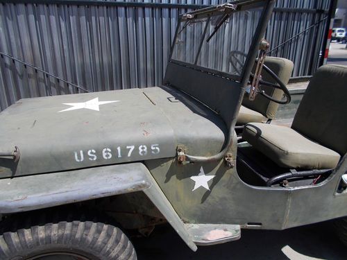 1946 military jeep cj2 willys runs registered no reserve