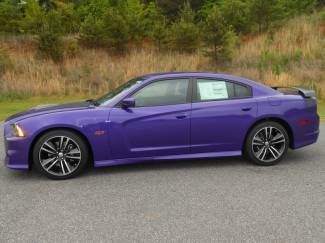 New 2013 dodge charger purple srt8 super bee plum crazy - free shipping/airfare