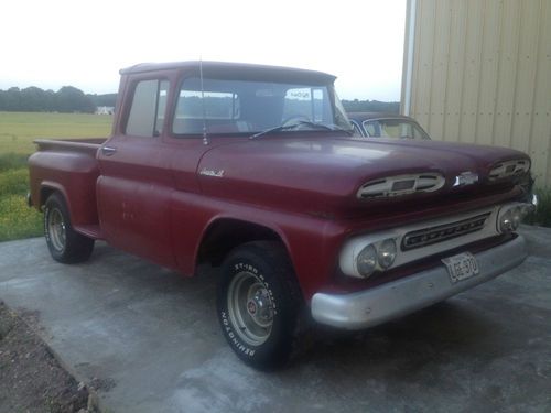 1961 chevy apache pickup truck shortbed rare rare