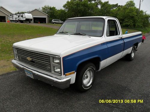 1983 chevy pickup truck 1500 regular cab long box v8 automatic nice condition