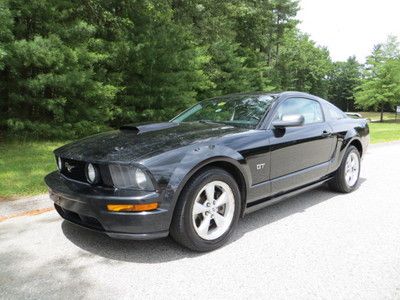 Gt coupe 5 speed black one owner dealer trade leather  high performance  gt