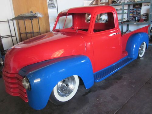 1952 chevy pick up custom, bagged!!!!