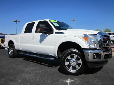 2011 ford f-250 loaded lariat super duty crew cab fx4 4x4 truck~leather~nice!!
