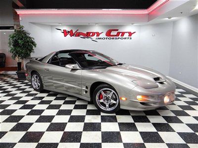 2000 pontiac trans-am ws-6 coupe~t-tops~leather~low miles~adult owned~immaculate